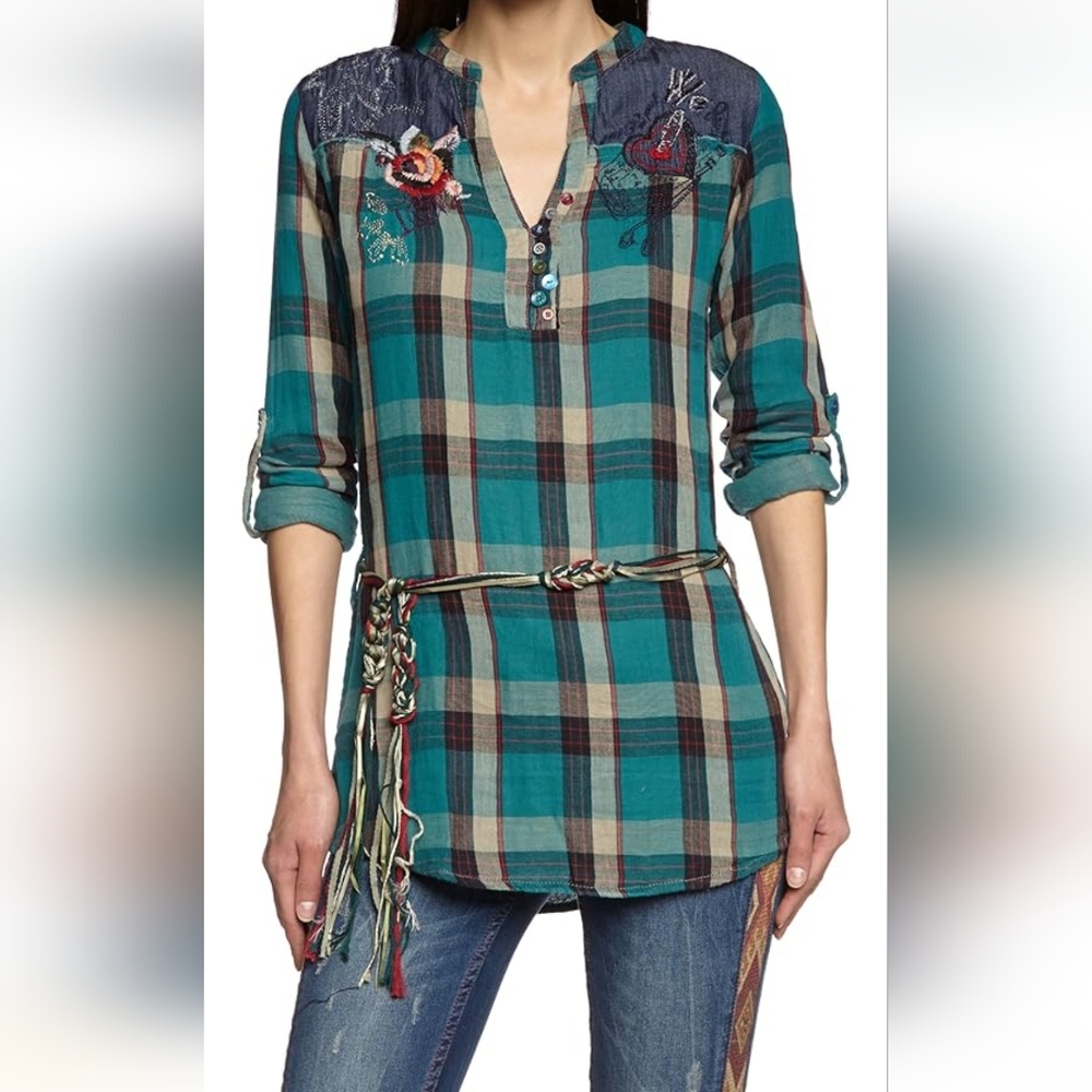 Desigual‎ Verde Blouse Top